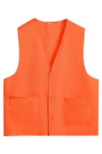 SKV008 manufacturing volunteer vest vest design volunteer vest net color volunteer vest jacket center front view